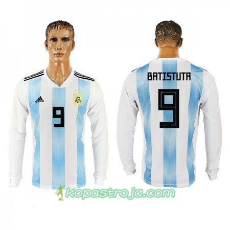 Billiga Fotbollströjor Argentina Batistuta 9 WM 2018 Hemma tröja Långärmad